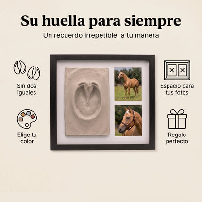 Cuadro Huella de Caballo — Recuerdo Personalizado