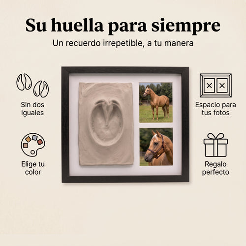 Cuadro Huella de Caballo — Recuerdo Personalizado
