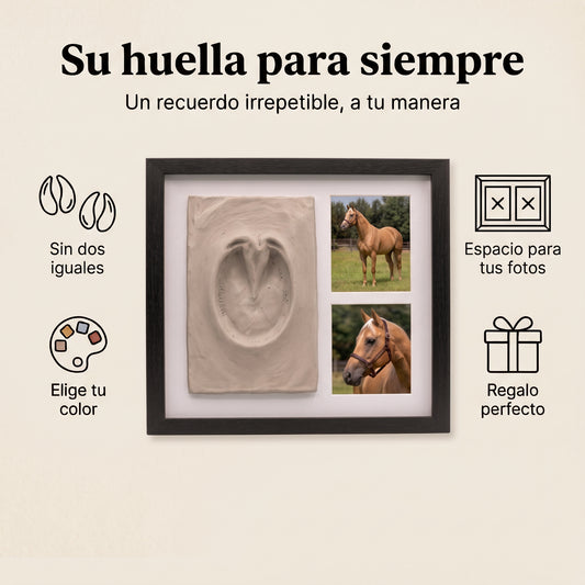 Cuadro Huella de Caballo — Recuerdo Personalizado