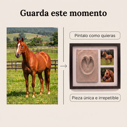 Cuadro Huella de Caballo — Recuerdo Personalizado