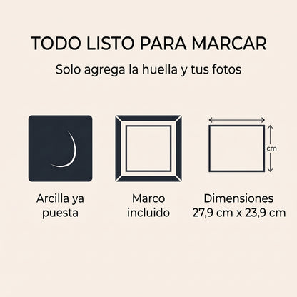 Cuadro Huella de Caballo — Recuerdo Personalizado